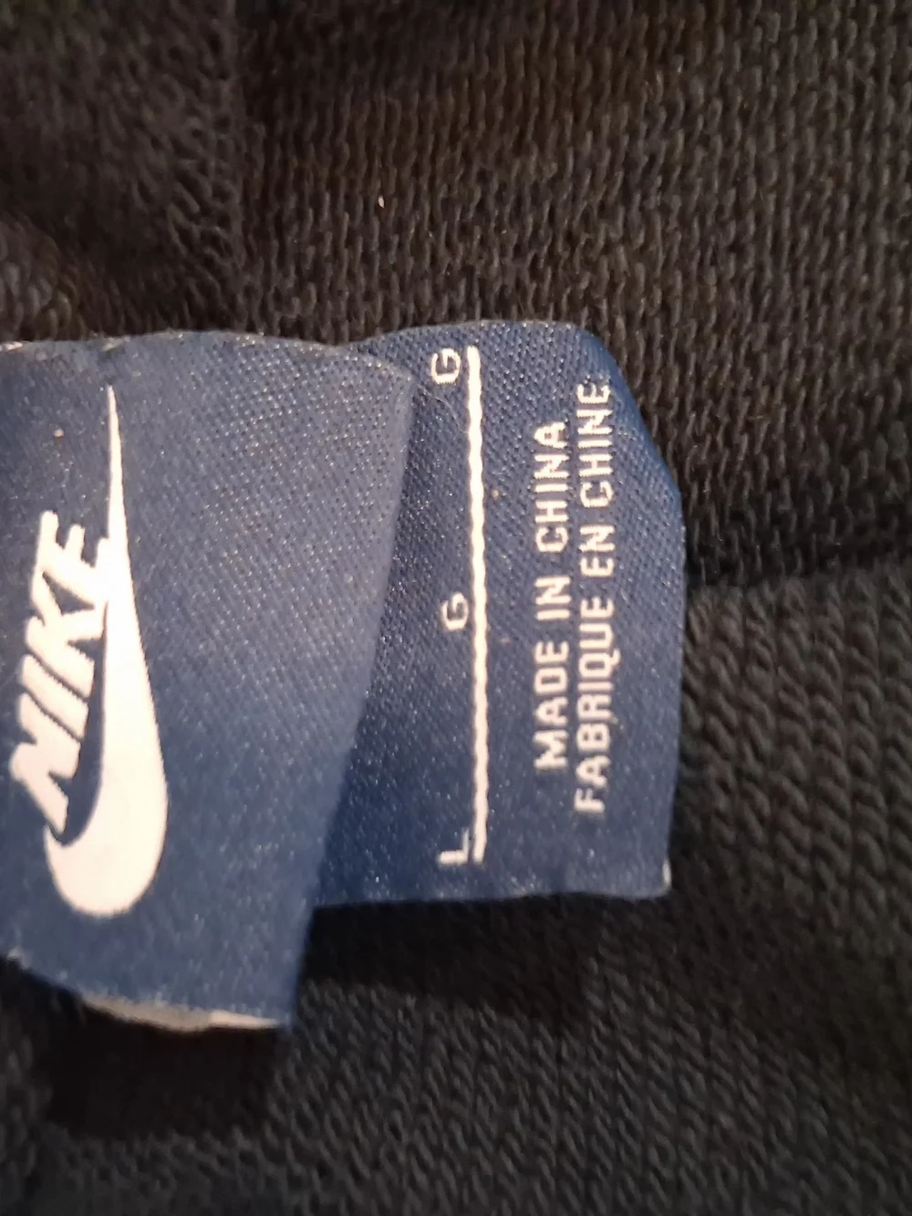 Nike Men’s Block Logo Camo Sleeve French Terry Crewneck Sweatshirt - Size L